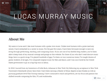 Tablet Screenshot of lucasmurraymusic.com